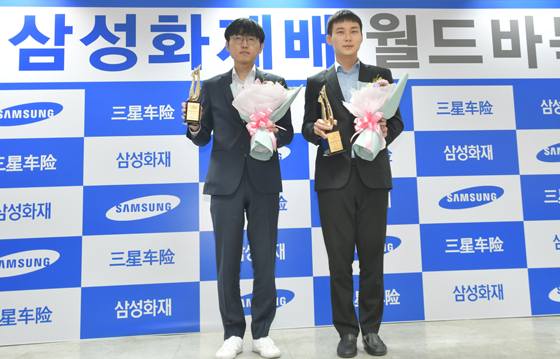 박정환, 신진서 꺾고 삼성화재배 첫 우승 